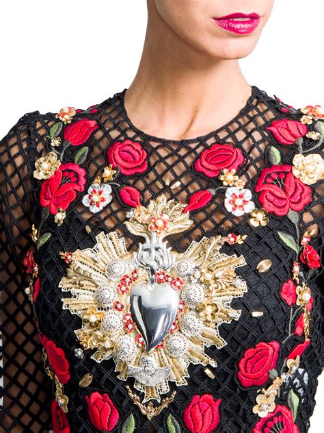 dolce gabbana heart dress